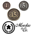 Brass Metal Coin Set