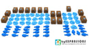 Upgrade Kit for The Isle of Cats + Late Arrivals Expansion (77 Pieces)